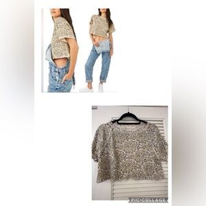 Free People | Sammie Stripe Crop Top | Size XS